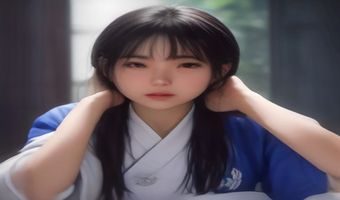 女性裸视频行业数据可视化大屏，展示内容分类占比与用户访问趋势，蓝色调专业感强